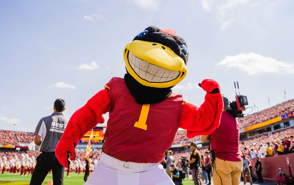 A cardinal school mascot. "What was your high school mascot?" is a common password security question.